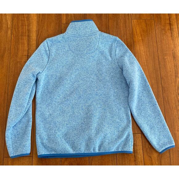 Women L.L. Bean Sweater Fleece Snap-T 1/4 button pullover top, XS-Petite - Picture 3 of 4